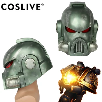 

Coslive Space Marine Cosplay Resin Helmet Green Full Head Face Mask Halloween Party Costumes Accessories Adults