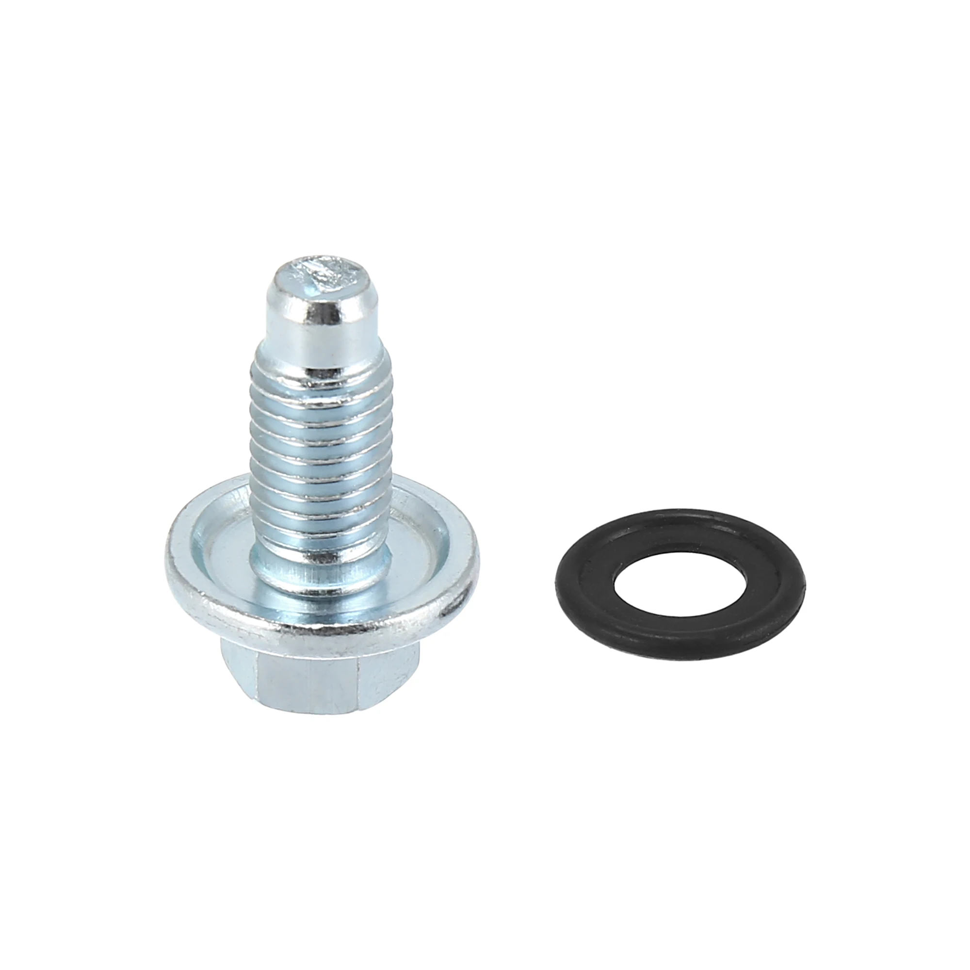X Autohaux M12 x 1.75 Engine Oil Drain Plug Screw with Stainless Steel Seal Ring Replacement for Buick 1/2/4Pcs oil drain plug