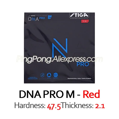 stiga dna pro m h table tennis rubber