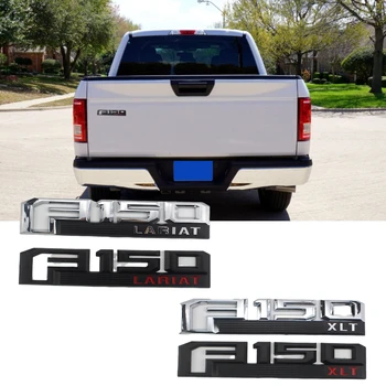 

For Ford F150 F-150 Raptor XLT LARIAT Car Sticker Rear Emblem Auto Styling Boot Trunk Badge Sticker Fender Side Body Decals