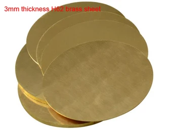 

3mm thickness H62 brass sheet circular plate disc plate Round gasket