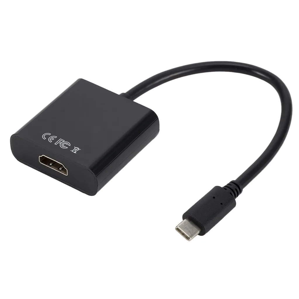 25 Кабель-адаптер USB-C type-C к HDMI HDTV 4k Кабель-адаптер для samsung S9 S8+ Note 8 Кабель-адаптер для передачи данных