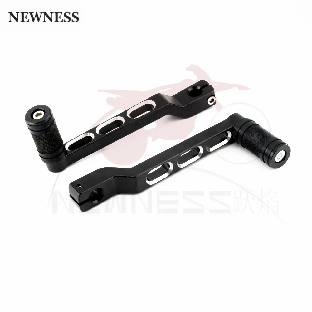 Pedal Heel Toe Gear Shifter Shift Lever Black Knurled Shift Pegs For Harley Softail Touring Electra Road Glide FLHR