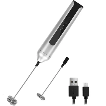 

Milk Frother, New Auto-Protect Technology, Electric Handheld Foam Maker for Bulletproof Coffee Latte
