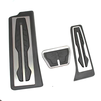 

3pcs/set LHD For BMW 3 Series G20 G21 2019 2020 AT Stainless Steel Gas Fuel Brake Footrest Foot Rest Pedal Plate Pad Cover Trim