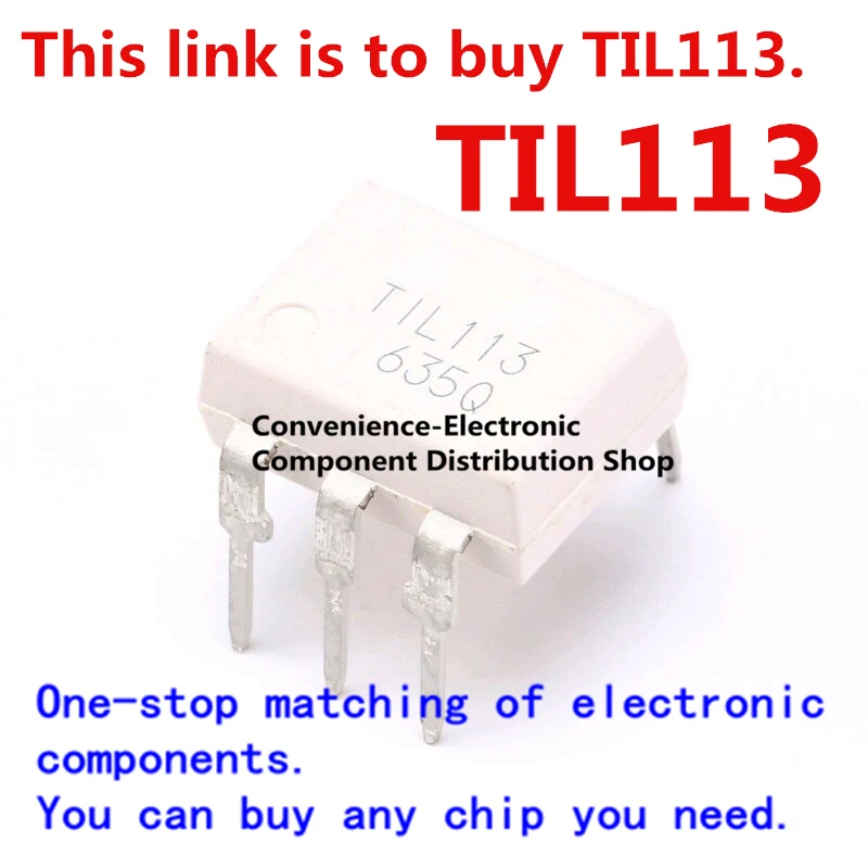 

10PCS/Pack TIL113 TIL113M DIP6 IC Plug-in Drive