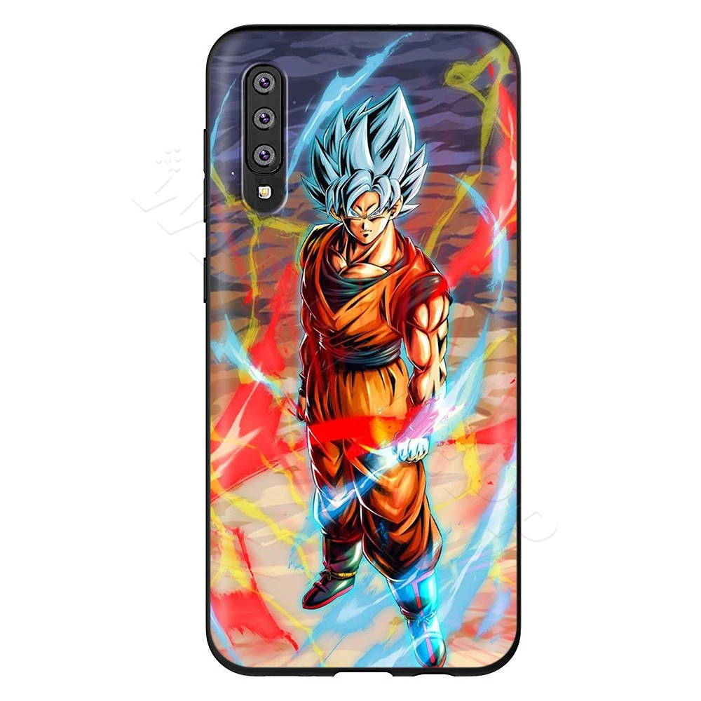 Webbedepp Dragon Ball Z DBZ Goku чехол для samsung Galaxy S7 S8 S9 S10 Edge Plus Note 10 8 9 A10 A20 A30 A40 A50 A60 A70
