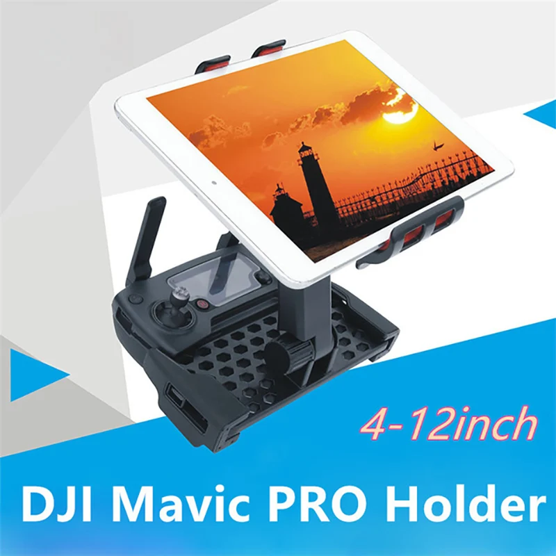 Для DJI Spark Mavic Air Pro 4-1" 360 Вращающийся Регулируемый расширенный держатель монитора пульт дистанционного управления кронштейн телефон планшет клип