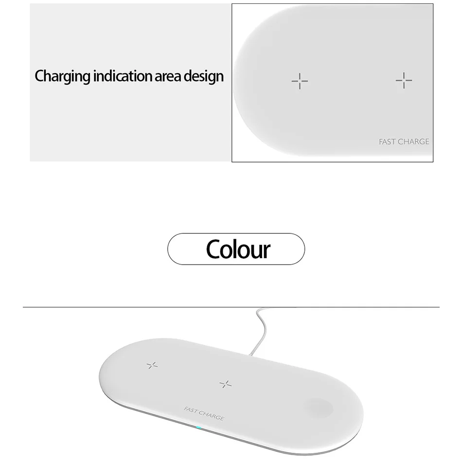 Ceny 3 w 1 Airpower szybka bezprzewodowa ładowarka qi Pad bezprzewodowa ładowarka qi pokrowiec do apple zegarek 5 4 3 2 1 do telefonów komórkowych szybka ładowarka