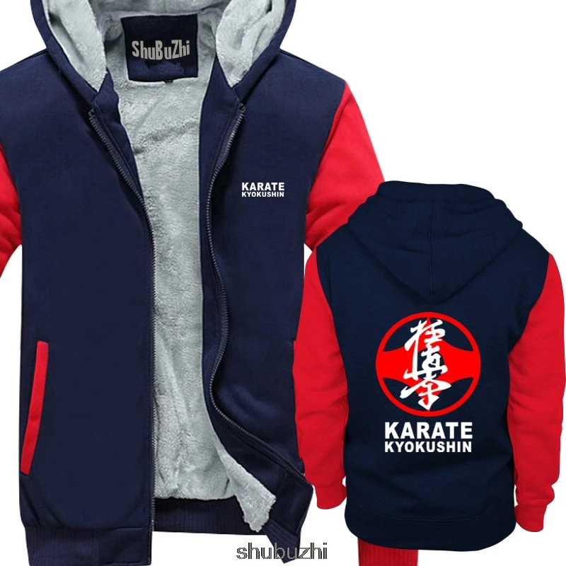 Мужская теплая толстовка каратэ Kyokushin Повседневная Толстовка с японским