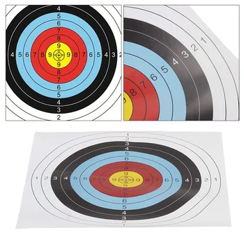 

20Pcs 40x40CM Target Paper Archery Paper Target Arrow Targets Shooting Accessories for Match Daily Practice Use Outdoor