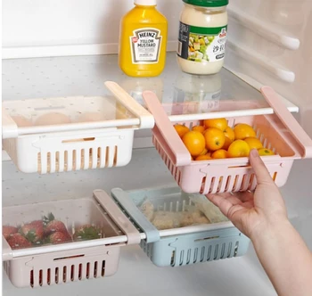 

Adjustable,stretchable,refrigerator,organizer,drawer,basket,pull-out,drawers,fresh,spacer,layer,storage,rack