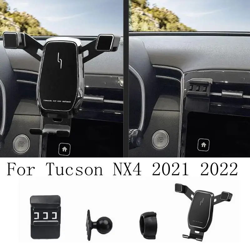 

For Hyundai Tucson NX4 2021 2022 Car Mobile Phone Navigation Bracket Sucker Snap Fixed Support Clip Shockproof Accessories