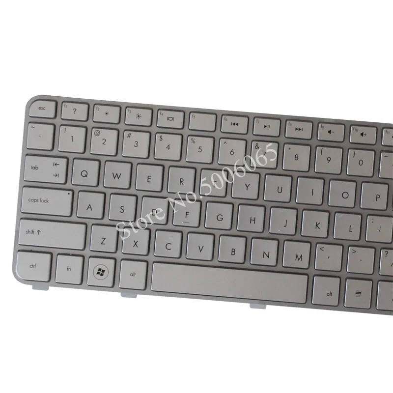 США клавиатура для ноутбука сребристого цвета для hp Compaq DV6-6000 DV6-6100 DV6-6200 DV6-6090 90.4RH07.L01 SG-48900-XUA