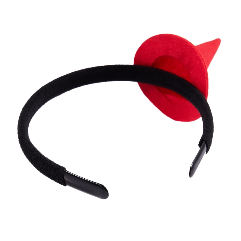 Fashion-Halloween Hat Hair Band, Mini Witch Cap Bar Dress Up Halloween Performance Props Stage