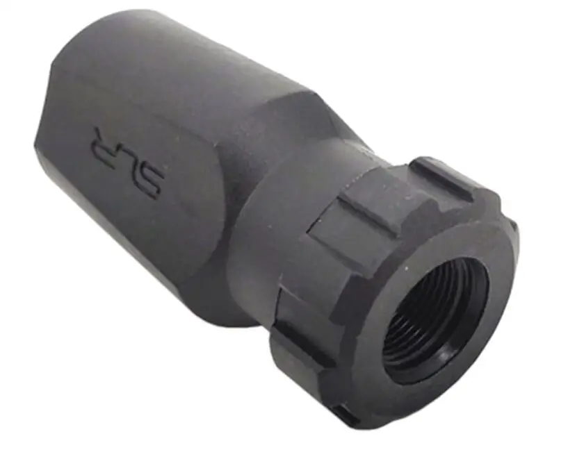 Steel ACC Barrel Decorative Cap for JM Gen.9 M4A1/JM Gen.10 ACR with 14mm Threaded Concave Tube - Цвет: SLR Nylon cap