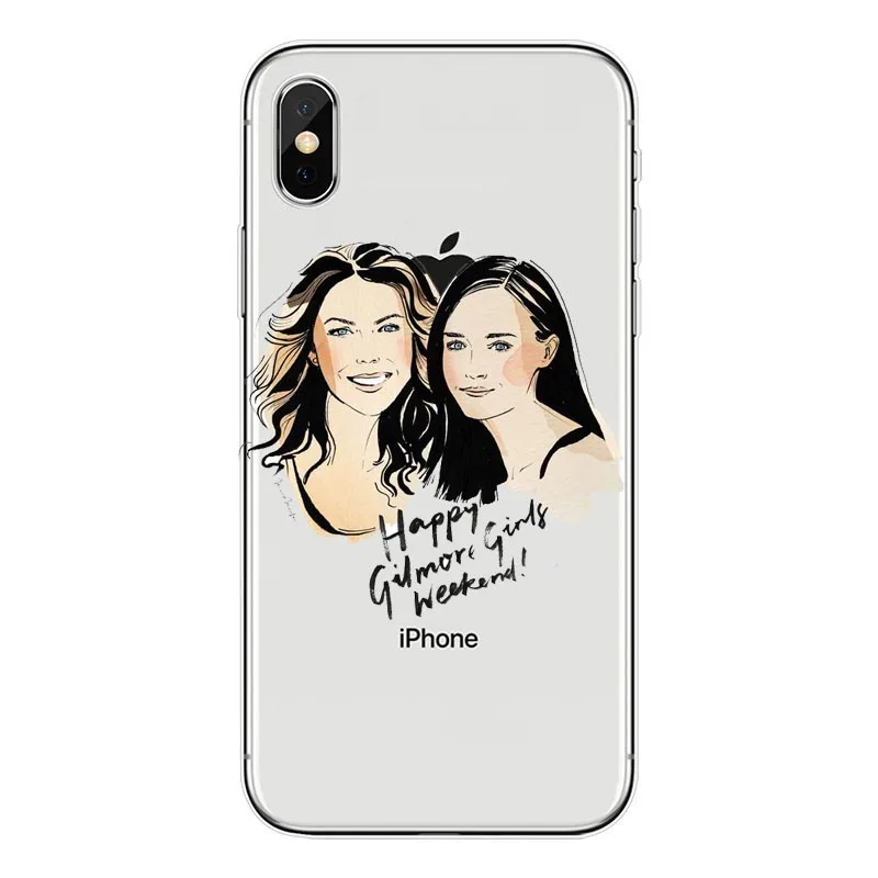 Чехол для телефона Gilmore девочек с коротким разговором iphone 8 Plus прозрачная задняя