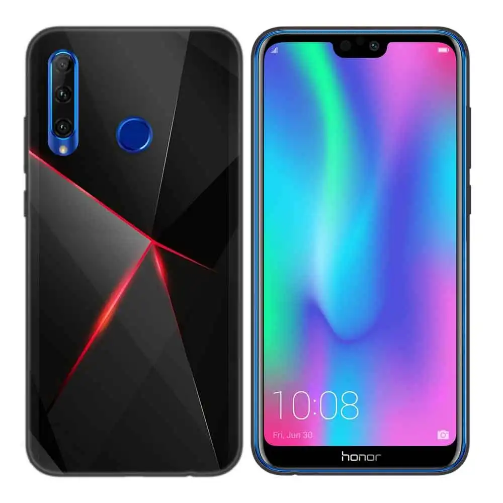 Черные силиконовые серьги чехол для huawei Honor 8C 8X 8A 10 20 Lite рro Y5 Y6 Y7 Y9 играть 9X наслаждаться V20 Капа черный свет - Цвет: Бежевый