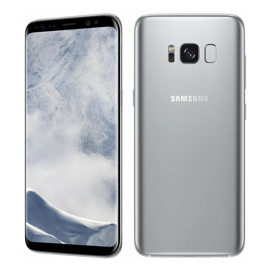 Samsung Galaxy S8 G9500, разблокированный мобильный телефон, 4G, Android, четыре ядра, Snapdragon 835, 5,8 дюймов, 12 МП и 8 Мп ram, 4 Гб rom, 64 ГБ NFC