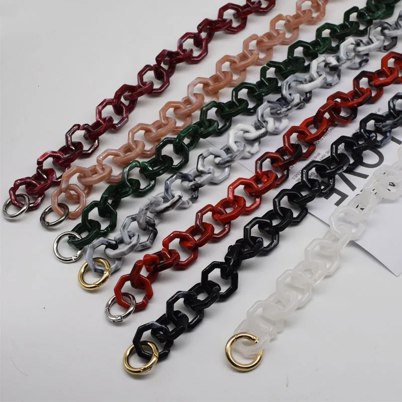 

Fashion retro DIY bag strap chain Woman 1 Bar Polygon Second Gram Force Package 25mm*25mm Single Shoulder Can Span Length