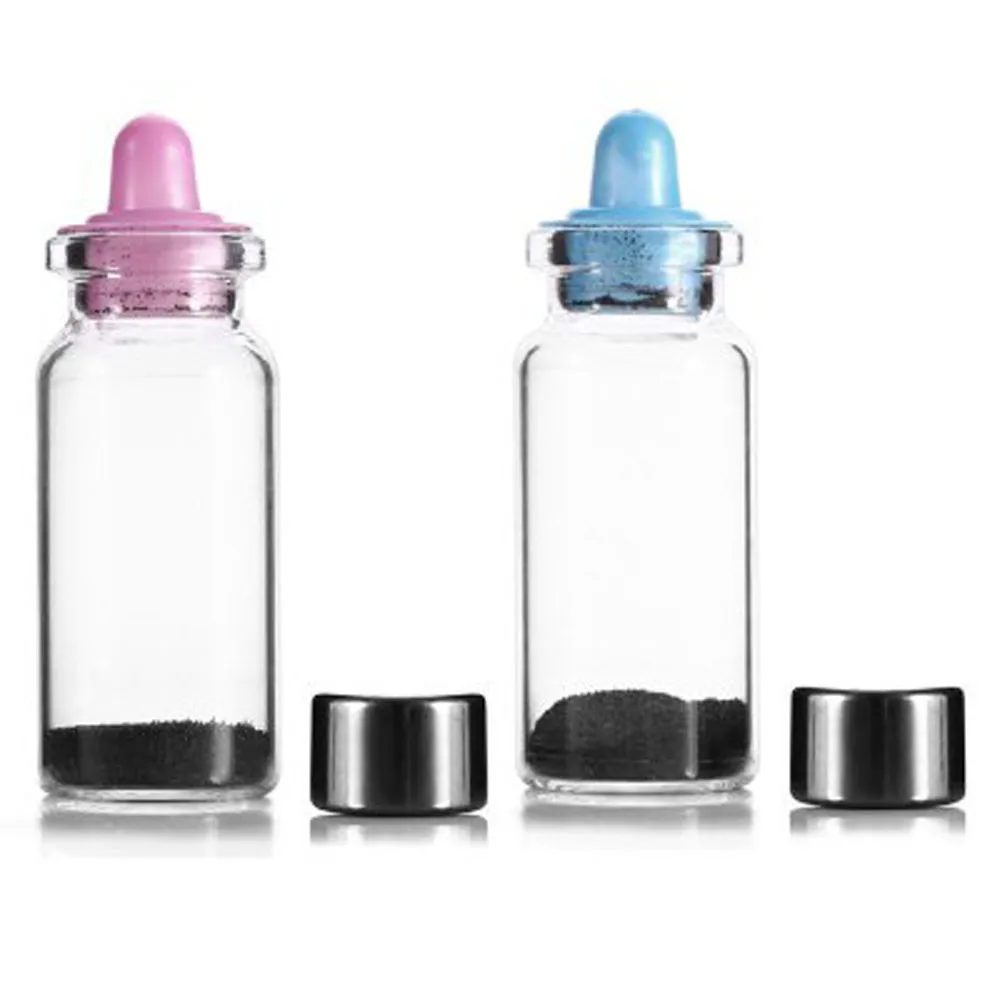 

Creative Magnetic Powder Nipple Bottle + Magnet Decompression Toy for Kid Children Fun Playing Game Toy Baby Boy Girl Toy