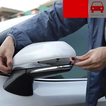 

For Toyota Camry 2018 2019 8th XV70 Rearview Mirror Decorative Strip Stainless Steel Material Accessories