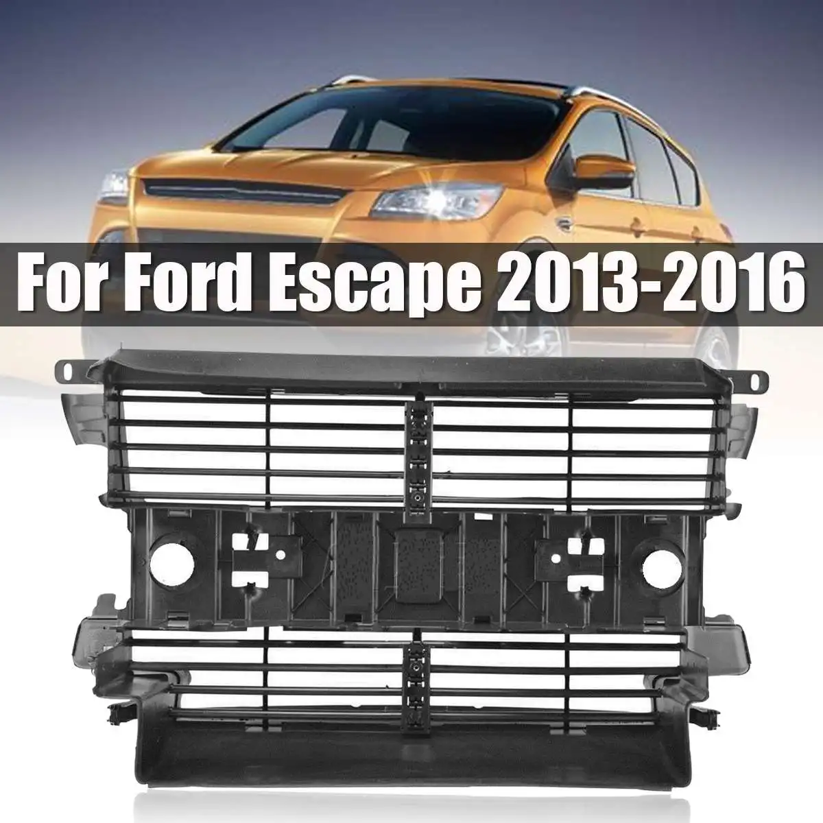 

NEW Black ABS Front Radiator Control Active Grille Vent Shutter For Ford Escape 13-16 CJ5Z-8475-A