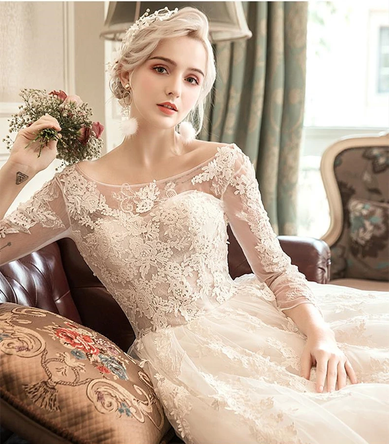 『Cheap!!!』- Sexy Shoulder Backless Wedding Dresses European Court
Evening Dress vestidos de novia robe de mariée свадебное платье
suknia2022