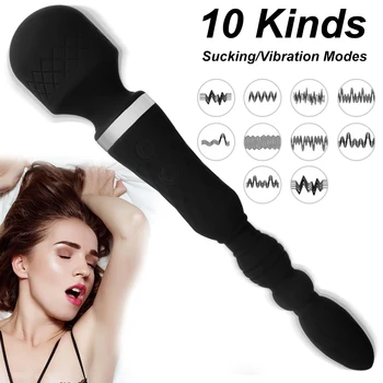 Female Anal Plug Sex Toys Vagina Massager Clitoris Stimulator Anal Beads Vibrators Masturbate Dildos USB Rechargeable Adult Toys 2