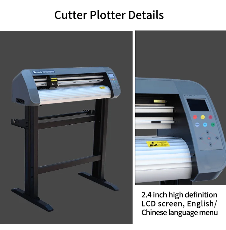 Teneth Автоматический контурный режущий плоттер 24 дюйма Foison виниловый режущий плоттер виниловый стикер резак для продажи
