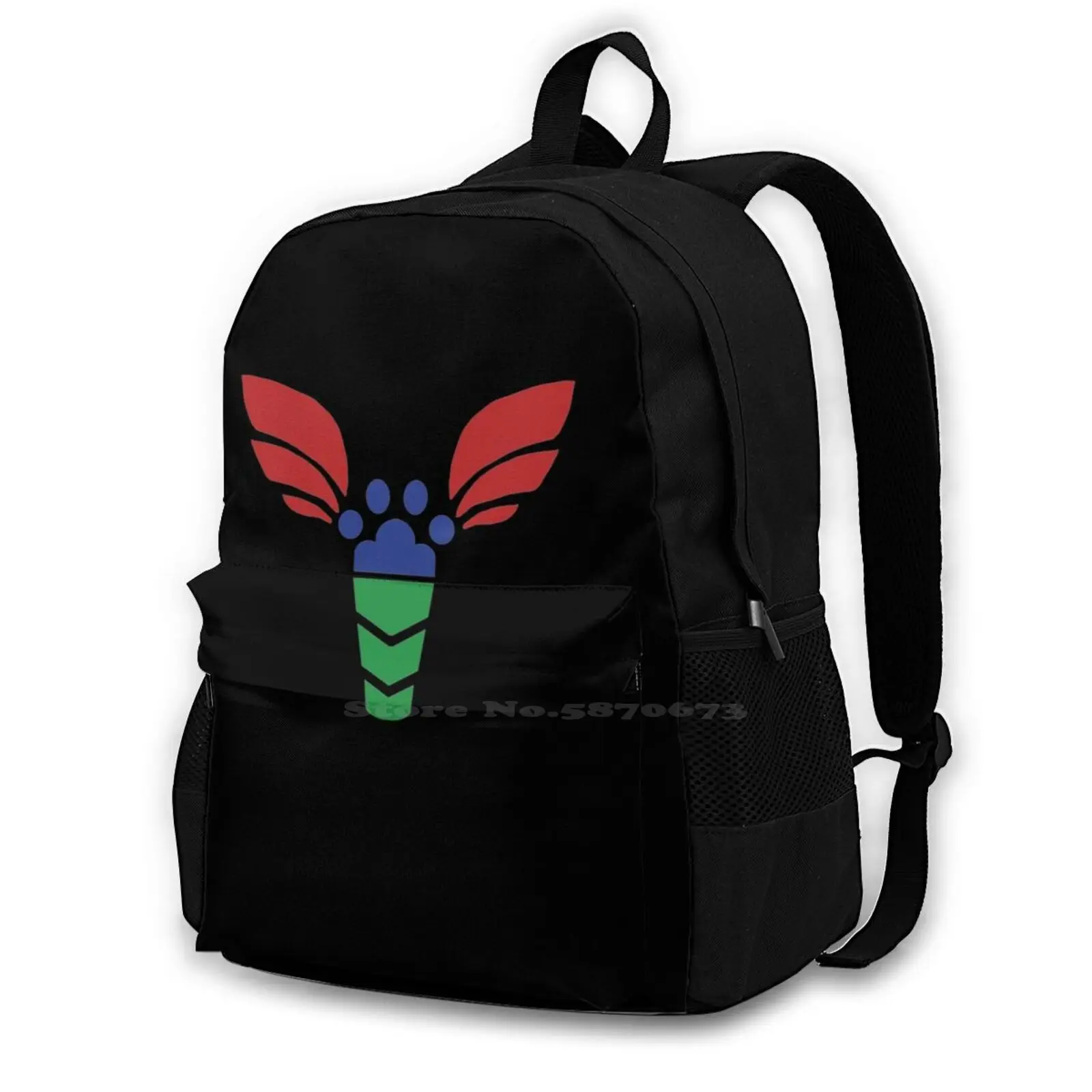 Pj Robot Logo Travel Laptop Bagpack Fashion Bags Amuleto Heroes Symbol Jenskaliios Kaliyios Pj_Masks Gekko Catboy Owlette