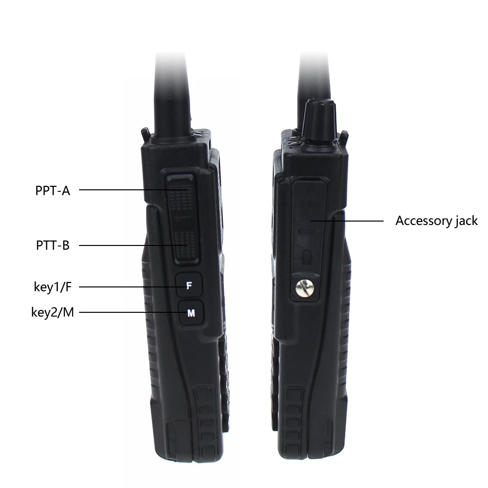 Baofeng BF-A55 Plus Walkie Talkie двухдиапазонный VHF/UHF 136-174/400-520 МГц 8 Вт мощность передачи 128CH Охота CB Ham радио сканер