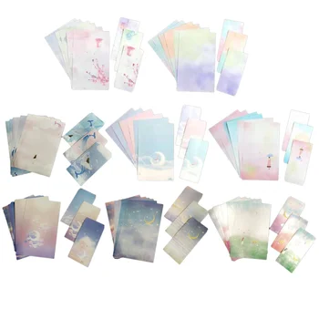 

8 Sets Printing Envelope Letter Papers Beautiful Pattern Storage Envelopes for Card Scrapbooking Letter