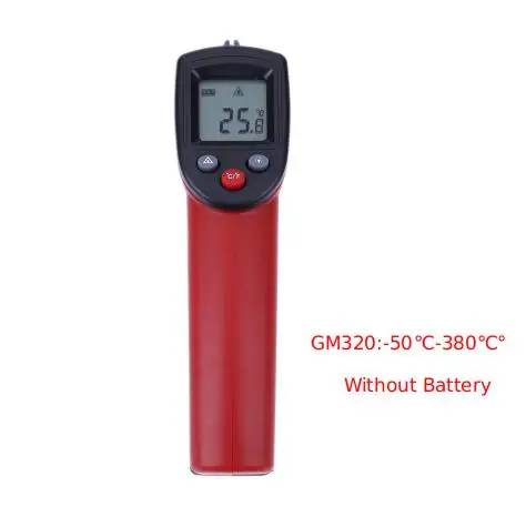 GM320 Red Lcd цифровой инфракрасный термометр GunIR пирометр Imager измеритель температуры Промышленный Термометр GM320 GM550 - Цвет: GM320 Red