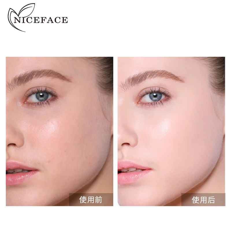 Niceface Жидкий тональный крем, белый, меняющий цвет кожи, водонепроницаемый, долговечный осветлять увлажняющий BB консилер QB049