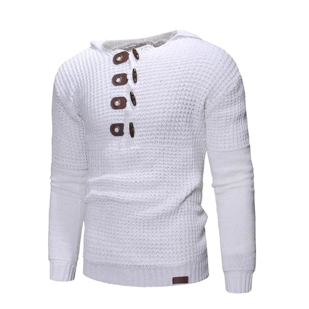 Studyset Men Hooded Blouse Solid Color Long Sleeve Slim Tops Hooded Blouse soft fabric breathable