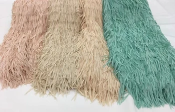 

2018 Amazing african style , High quality nigeria french lace african lace fabric for party dress 5yards/lot RF2847