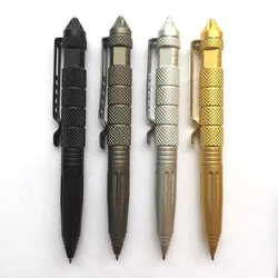 Stylo tactique multifonction d'auto défense, brise verre en alliage d'aluminium, EDC outil de survie en plein air, stylo à bille d'écriture 