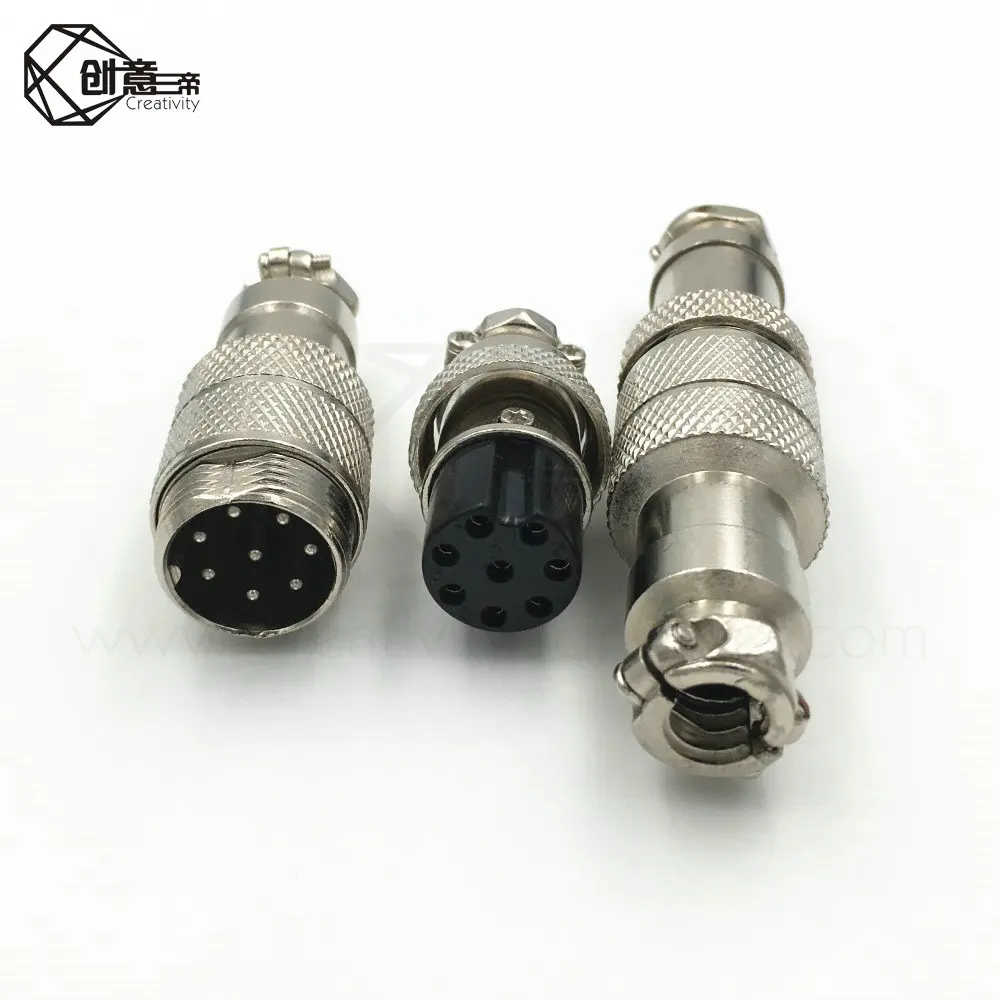 1 комплект GX20 2/3/4/5/6/7/8 штырьковый штырь + гнездовой 20 мм L94 100Y панель круглого