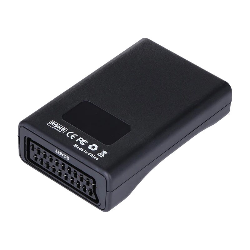 HDMI к Scart конвертер металлический с пластиковым преобразователем Видео Аудио высококлассные для HD tv DVD+ USB кабель HD приемник адаптер сигнала