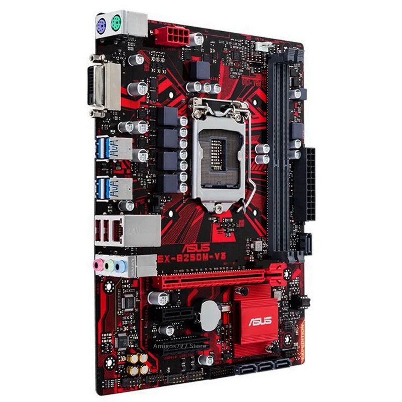 best computer motherboard LGA 1151 Asus EX-B250M-V3 Motherboard Core i7/i5/i3 Intel B250 DDR4 32GB DVI USB3.0 SATA3.0 Intel B250 Gaming Placa-mãe 1151 latest computer motherboard