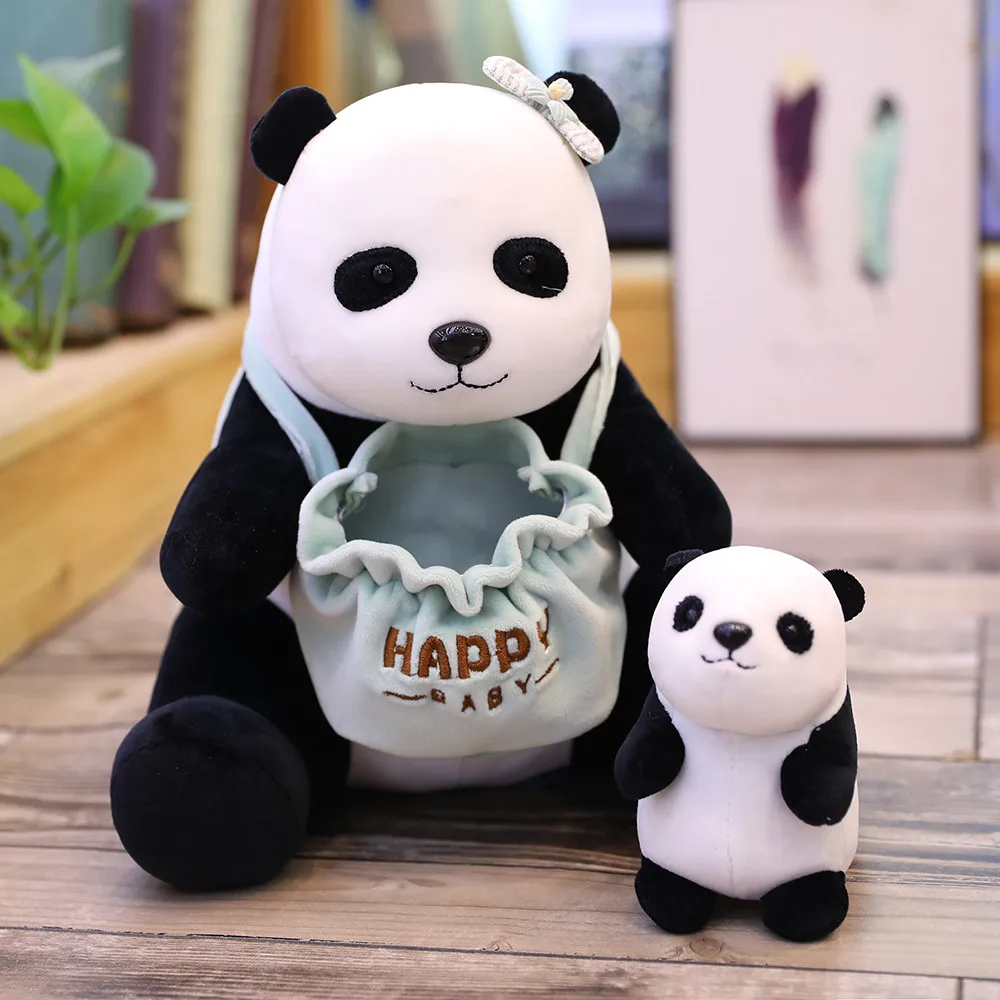 Happy Mother-child креативные мягкие игрушки Детская плюшевая игрушка панголин панда Ежик кенгуру полярный медведь подарок на день матери 25 см