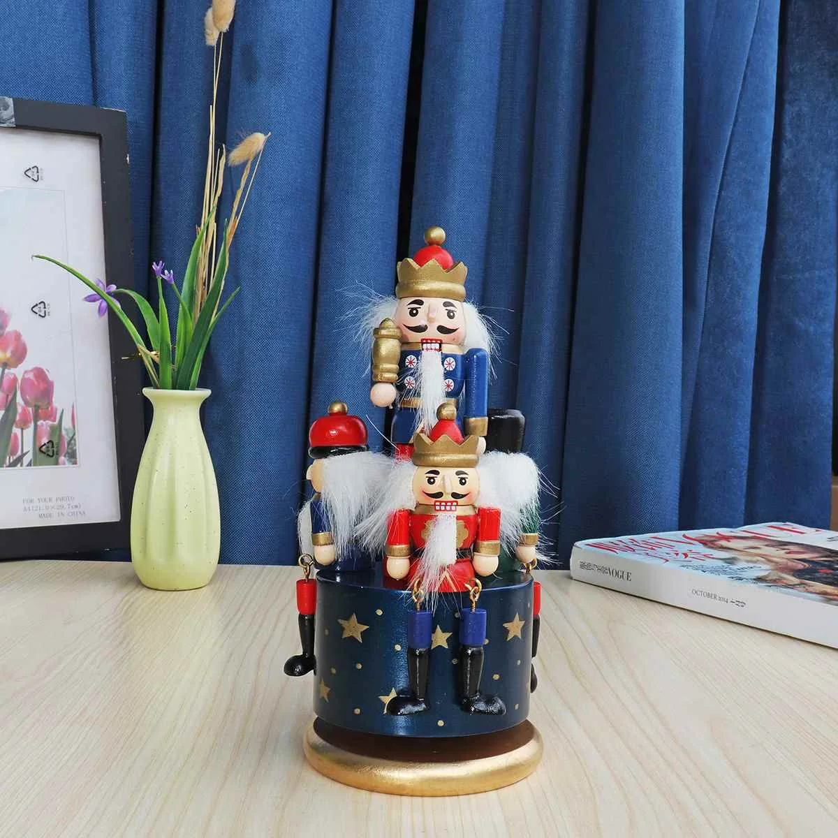 

21CM Nutcracker Doll Soldier Christmas Gift Christmas Decoration For Home New Year Supplies