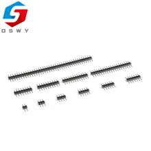 

10PCS/Lot 2.0mm 40 Pin Male Single Row Pin Header Strip 1*40P 2mm Male Pin Header Connector Copper