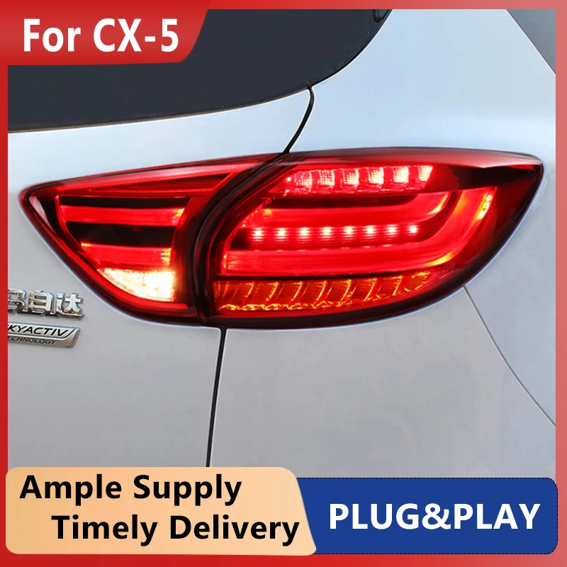 

Задний фонарь для стайлинга автомобиля, задний фонарь CX-5 s 2012-2017, задний светодиодный фонарь CX5, светодиодный сигнал DRL, тормоз, задний фонарь, автомобильные аксессуары