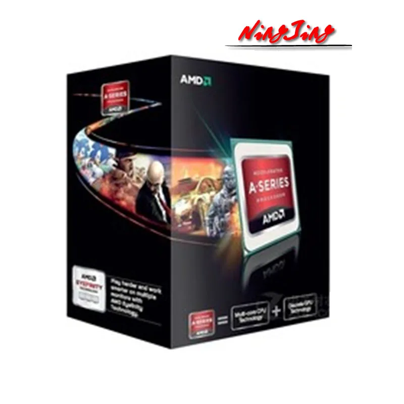 AMD A10-Series A10 5800 K четырехъядерный ЦПУ процессор AD580KWOA44HJ разъем FM2 запечатанный новый