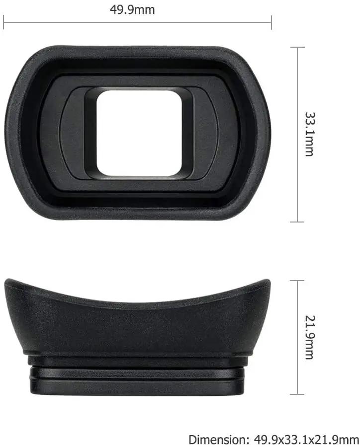 Soft Silicon Viewfinder Eyecup Eyepiece Eyeshade For Nikon Z50