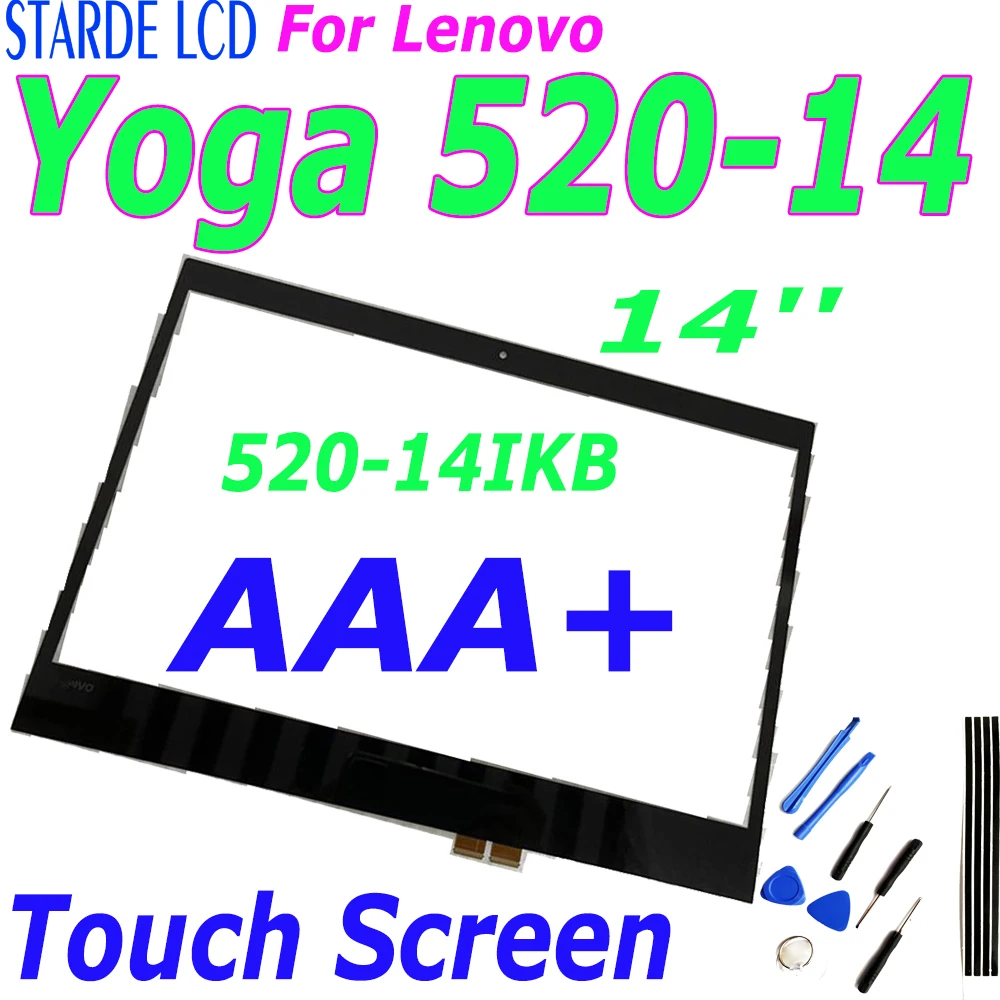 Сенсорный экран 14 ''для Lenovo Yoga 520-14 80X8 81C8 520-14IKB 520 Flex 5-14 5-1470 дигитайзер