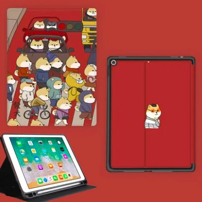 Планшеты Обложка для ipad Mini1 на возраст 2, 3, 4, 5, ipad air 2 3 pro 11 10,5 10,2 дюймов мультфильм чехол для ipad 18 9,7 с карандашница - Цвет: For iPad Mini 4