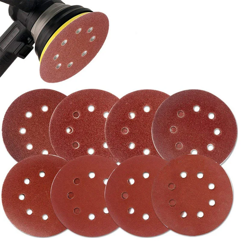 120 /& 240 Grit 8 Hole Hook-And-Loop Sandpaper 80 Makita 30 Piece For Wood Metal /& Plastic Multi Grit Sanding Disc Set For 5 Inch Random Orbit Sanders